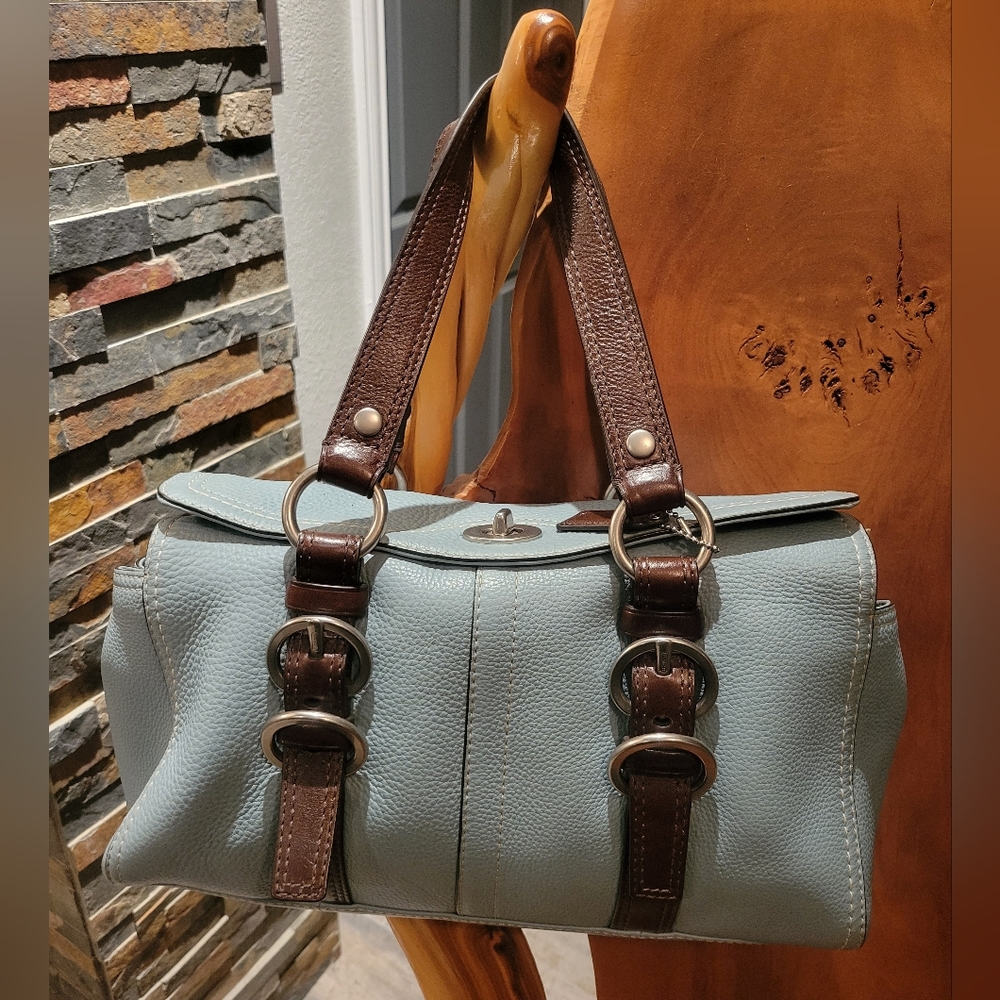 Beautiful Blue Coach Women's Handbag